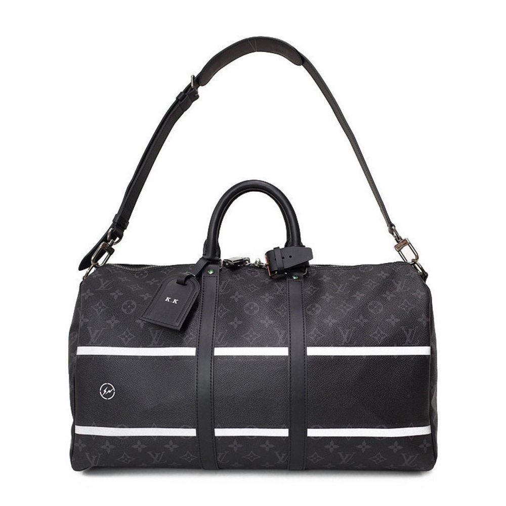 Louis Vuitton Keepall Black Bag Eclipse Bandoulie… - image 2